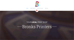 Desktop Screenshot of bronksprinters.com